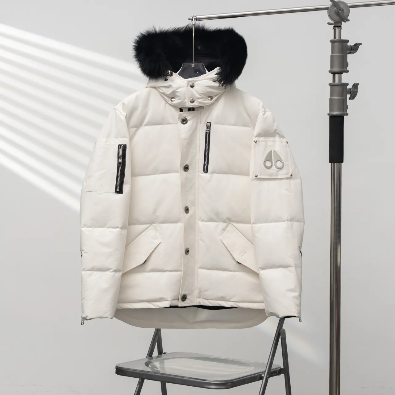 MOOSE KNUCKLES 06 ： White Size：S-XXL